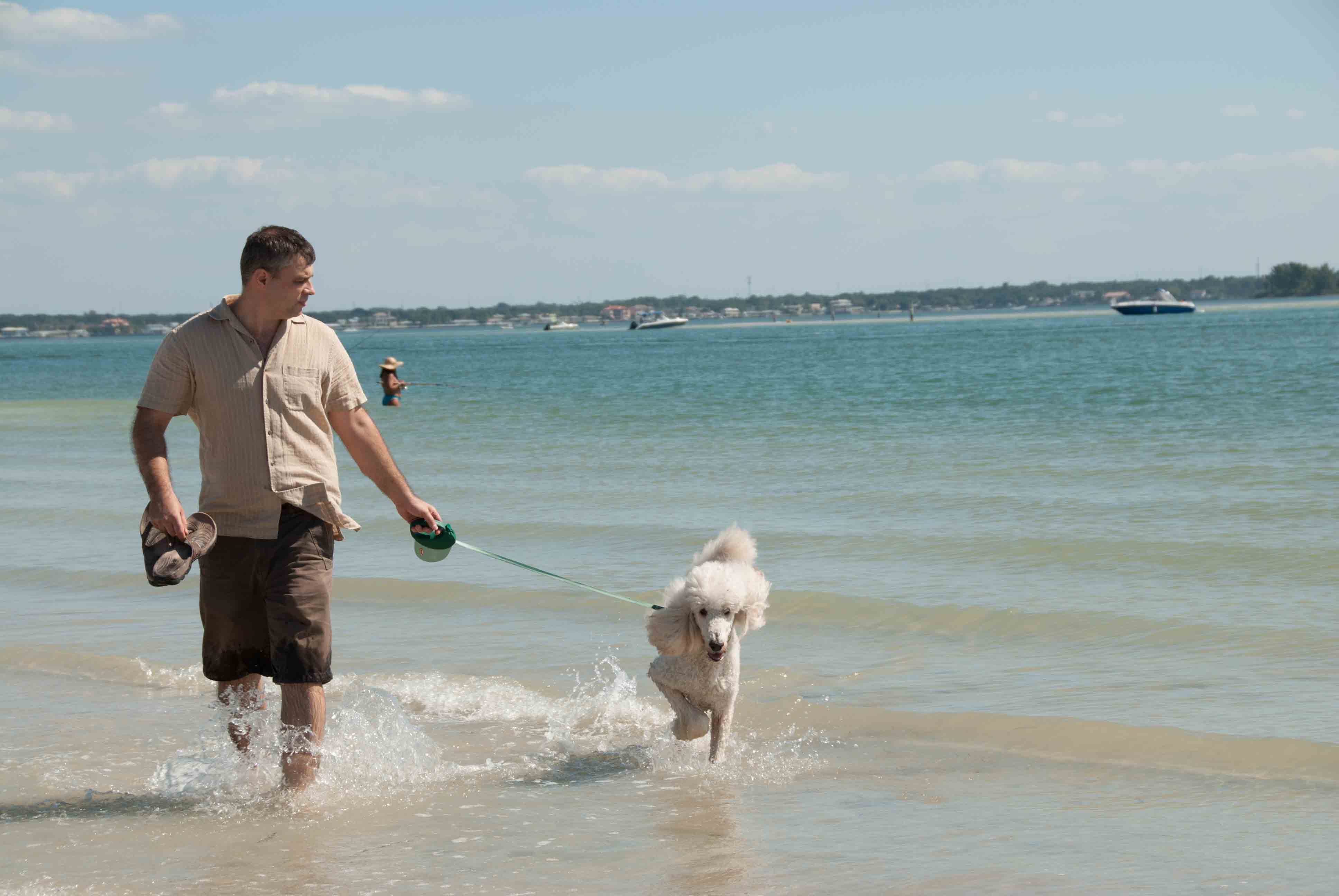 Vlad and Karl on a beach