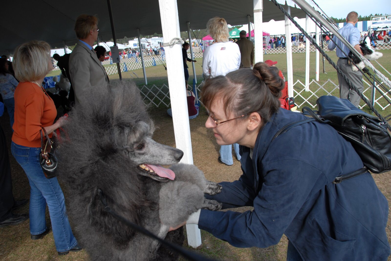 Lera and Olga after the show